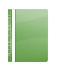 Fascikl PP A4, s euro mehanizmom, uložni, zeleni