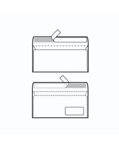 Kuverte 110x230 mm ABT PD strip, bijela