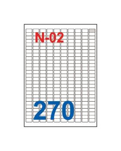 Etikete za laserske i ink-jet pisače Nano, N-02, 17,8x10 mm, 100/1