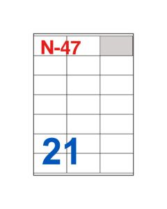 Etikete za laserske i ink-jet pisače Nano, N-47, 70x41 mm, 100/1