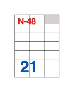 Etikete za laserske i ink-jet pisače Nano, N-48, 70x42,3 mm, 100/1