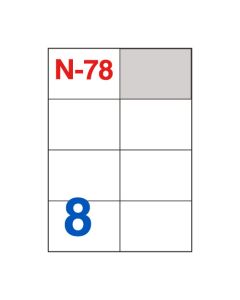 Etikete za laserske i ink-jet pisače Nano, N-78, 105x74 mm, 100/1