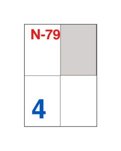 Etikete za laserske i ink-jet pisače Nano, N-79, 105x148 mm, 100/1