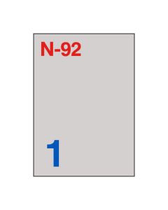 Etikete za laserske i ink-jet pisače Nano, N-92, 210x297 mm, 100/1