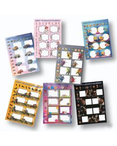 Naljepnice za bilježnice 1/40 (5 listova sa 8 naljepnica)