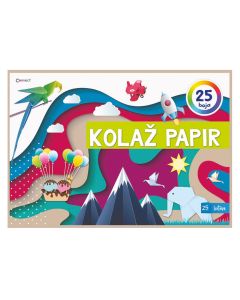 Papir kolaž A4 25 listova, sjajni