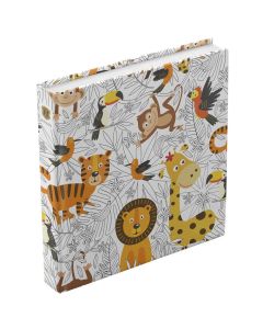 Album za slike Henzo Tiger and monkey, 300 x 300 mm, 100 bijelih stranica, za 400 slika dimenzija 100 x 150 mm