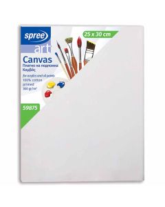 Platno slikarsko, ploča, 100 % pamuk, impregnirano, 25x30 cm, Spree