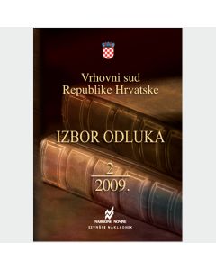 Izbor odluka Vrhovnog suda RH 2/2009.