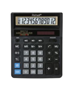 Kalkulator komercijalni Rebell BDC712 black