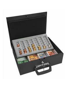 Kasa ručna Wedo Universa s uložnicom za 225.70 eurokovanica, 35,5x27,5x10 cm, crna