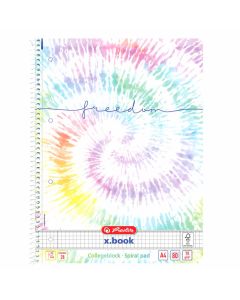 Blok kolegij A4 80 listova karo, New Batik Freedom, Herlitz