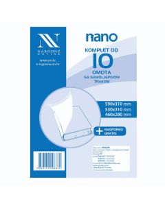 Omoti PVC sa samoljepivom trakom prozirni 10/1