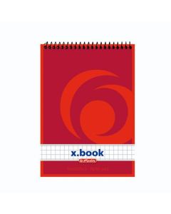 Blok za bilješke A6 50 listova karo, spirala gore, Herlitz