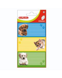 Naljepnice za ime Herlitz animals 9/1