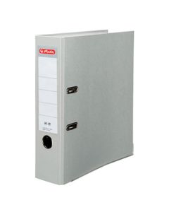 Registrator samostojeći A4, 8 cm, maX.file protect, Herlitz, sivi