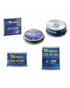 CD-R Traxdata 700 MB/80min 52x, slim box, 1/1