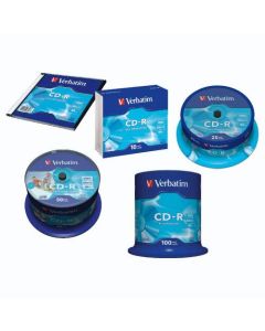 CD-R Verbatim 700 MB/80min 52x, slim box, 1/1, 43347