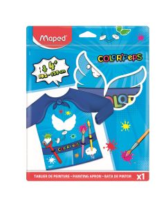 Pregača za likovni, Maped, s rukavima, za djecu do visine 128 cm