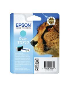 Tinta Epson T0712, cyan, 345 str. / 5,5 ml