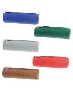 Pernica prazna okrugla Herlitz koža crvena