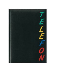 Adresar, 96 listova, indeks A-Z, 80 gramski papir, A5, Herlitz, crni