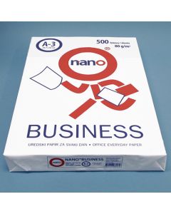 Papir fotokopirni A3 80 g/m2 Nano Business