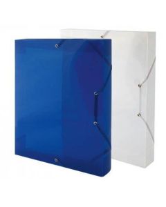 Mapa A4 PP 4 cm s klapom i gumicom prozirna Herlitz