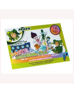 Blok crtaći A4 18 listova pastel, Jolly