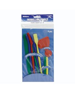 Alat PVC za modeliranje plastelina i gline, set od 9 komada na blisteru, 21cm, MMT-9