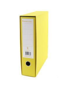 Registrator s kutijom A4, 8 cm, Nano, žuti