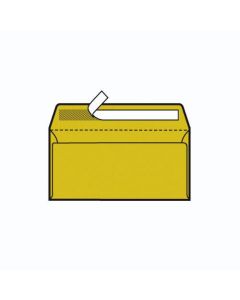 Kuverte 114x229 mm C6-5 strip, zlatno žuta