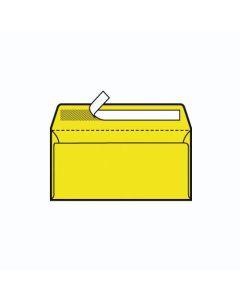 Kuverte 114x229 mm C6-5 strip, žuta