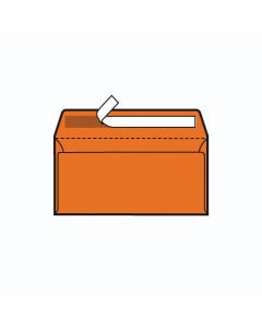 Kuverte 114x229 mm C6-5 strip, narančasta