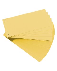 Pregrada kartonska 105x242 mm, 100/1, Herlitz, žuta