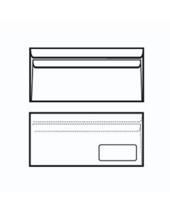 Kuverte 110x230 mm ABT PD latex, bijela