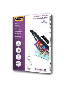 Folija za plastifikaciju Fellowes A5 80 mic. 100/1 sjajna