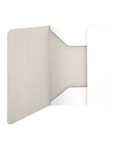 Fascikl kromo klapna, Nano, bijeli