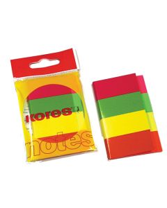 Blok samoljepljivi 20 x 50 mm, 4 x 50 listića, sortirano, Kores