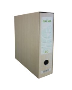 Registrator s kutijom A4, 8 cm, Eko, Lipa Mill, natur