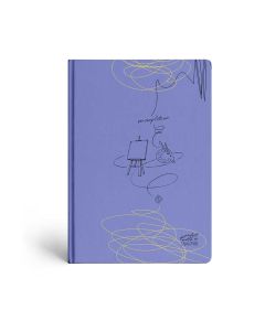 Bilježnica A5 96 listova diktando tvrdi uvez, školski motiv Lipa Mill