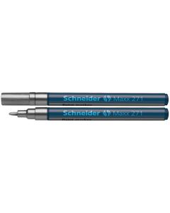 Flomaster Schneider, Paint marker Maxx 271, 1-2 mm, srebrni