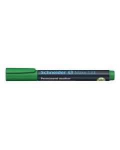 Flomaster Schneider, permanent marker, Maxx 133, 1-4 mm, zeleni