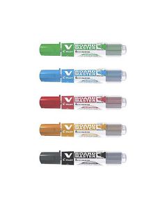 Flomaster Pilot, marker za bijelu ploču, WBMA-VBM-55, 2-3 mm, set od 5 boja, blister