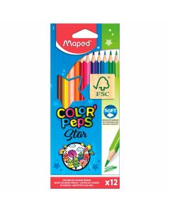 Bojice drvene Maped Color'Peps trobridne 12/1 MAP183212