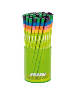 Bojice drvene Jolly 4-bojne rainbow