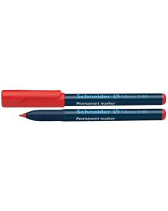 Flomaster Schneider, permanent marker, Maxx 240, 1-2 mm, crveni