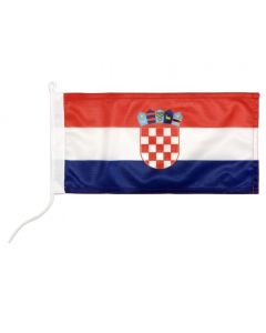 Zastava Republike Hrvatske 30x15 cm, brodska, mesh