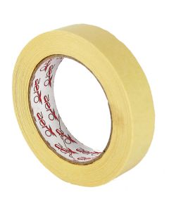 Samoljepljiva krep traka 25 mm x 50 m, žuta, Aero