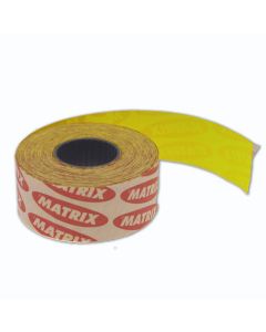 Etikete samoljepive u roli, 26x16 mm, fluorescentne žute